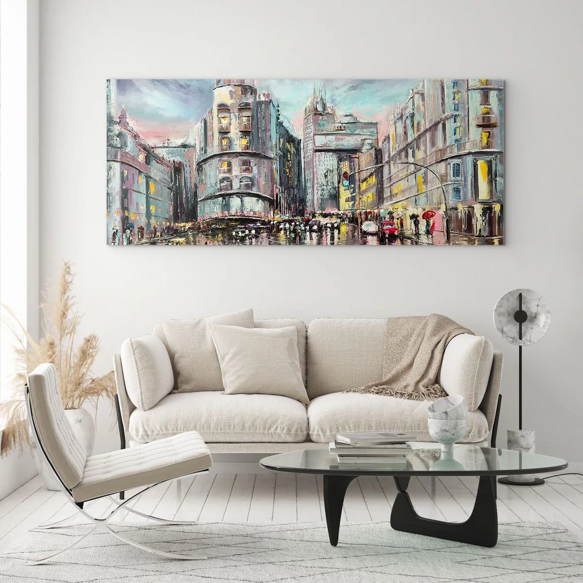 Billede på glas - Det vil blive en vellykket aften - 90x30 cm