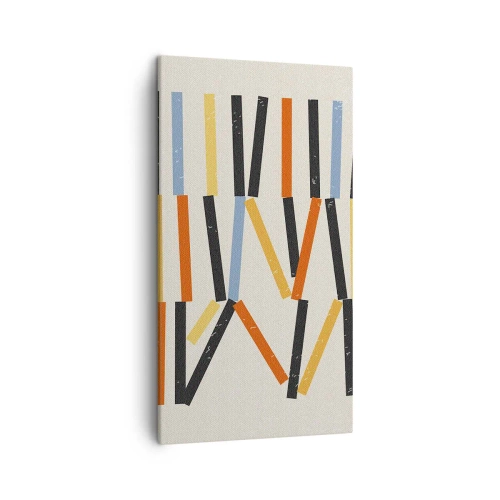 Lærredstryk - Billede på lærred - Vandret komposition - 45x80 cm