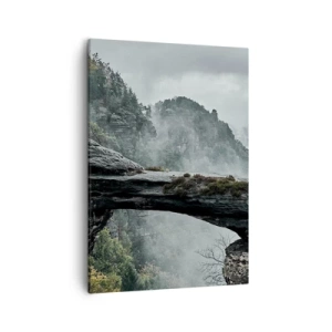 Lærredstryk - Billede på lærred - Eventyret er ved at begynde - 50x70 cm