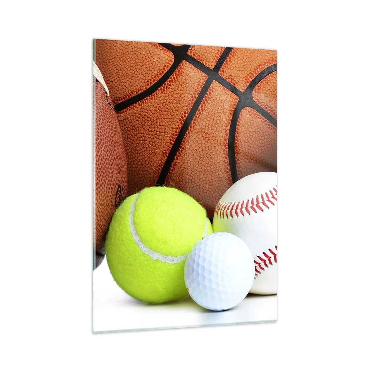 Billede på glas - Forbindelse med bolden! - 50x70 cm