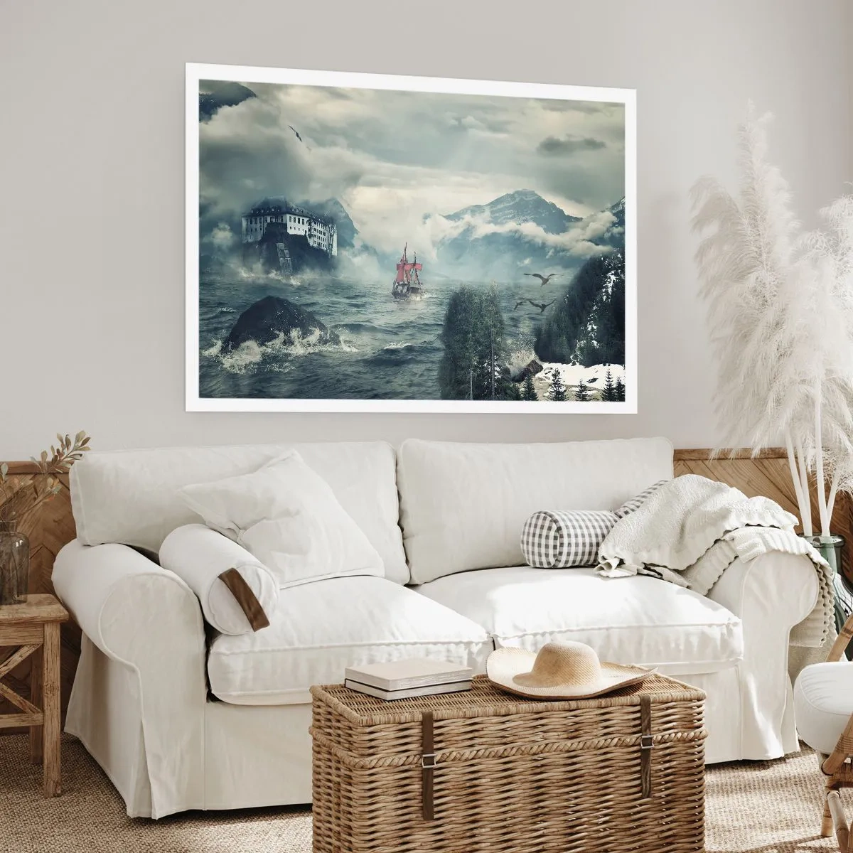 Plakat - På magiske vande - 100x70 cm