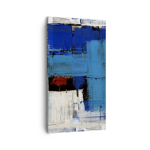 Lærredstryk - Billede på lærred - Det blås hemmelighed - 45x80 cm