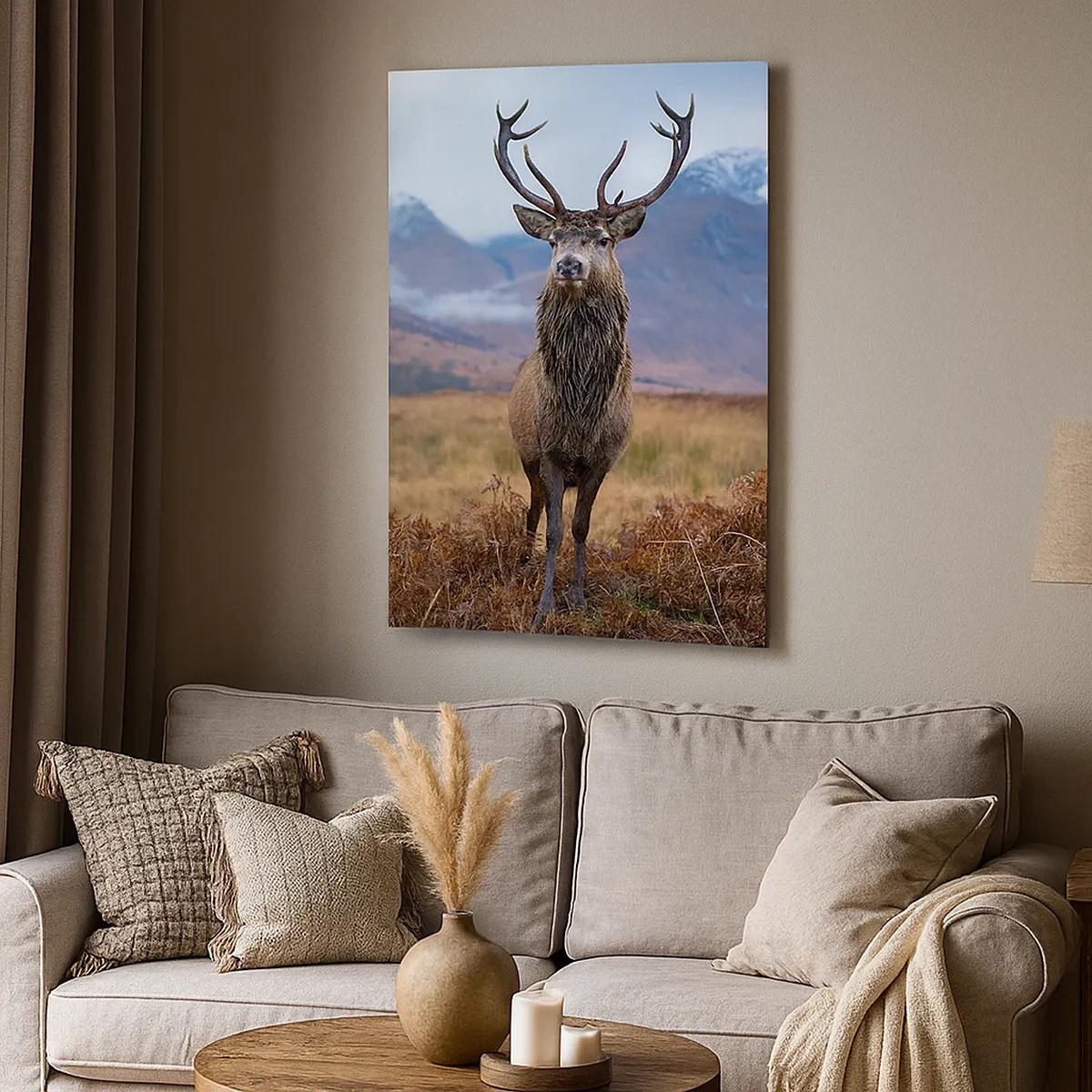 Lærredstryk - Billede på lærred - På deres egen jord - 50x70 cm