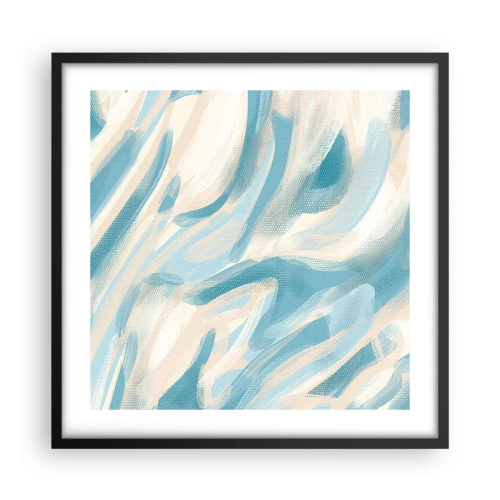 Plakat i sort ramme - Forårsbriser - 50x50 cm