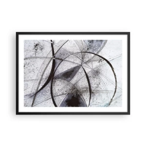 Plakat i sort ramme - Futuristisk fantasi - 70x50 cm