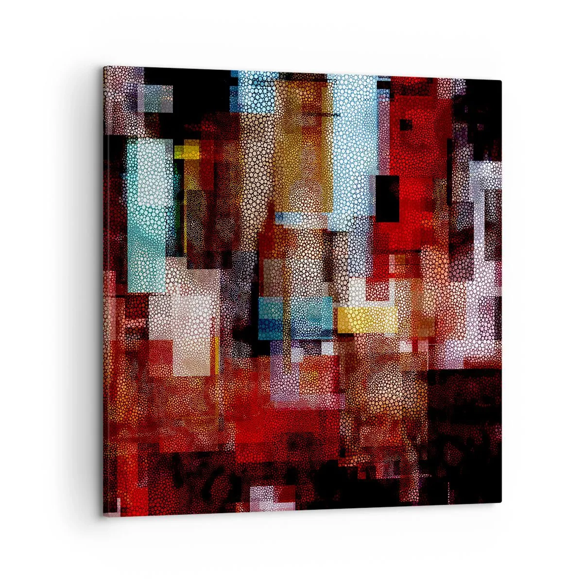 Lærredstryk - Billede på lærred - Forvirring med forvirring - 50x50 cm