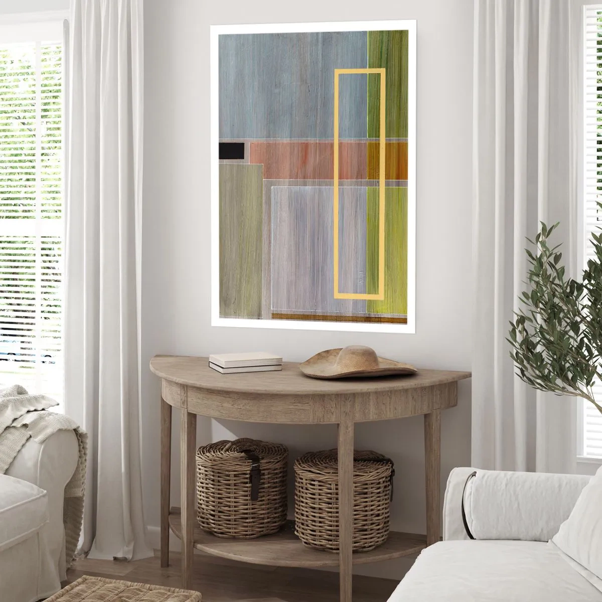 Plakat - Lige og rolig - 61x91 cm