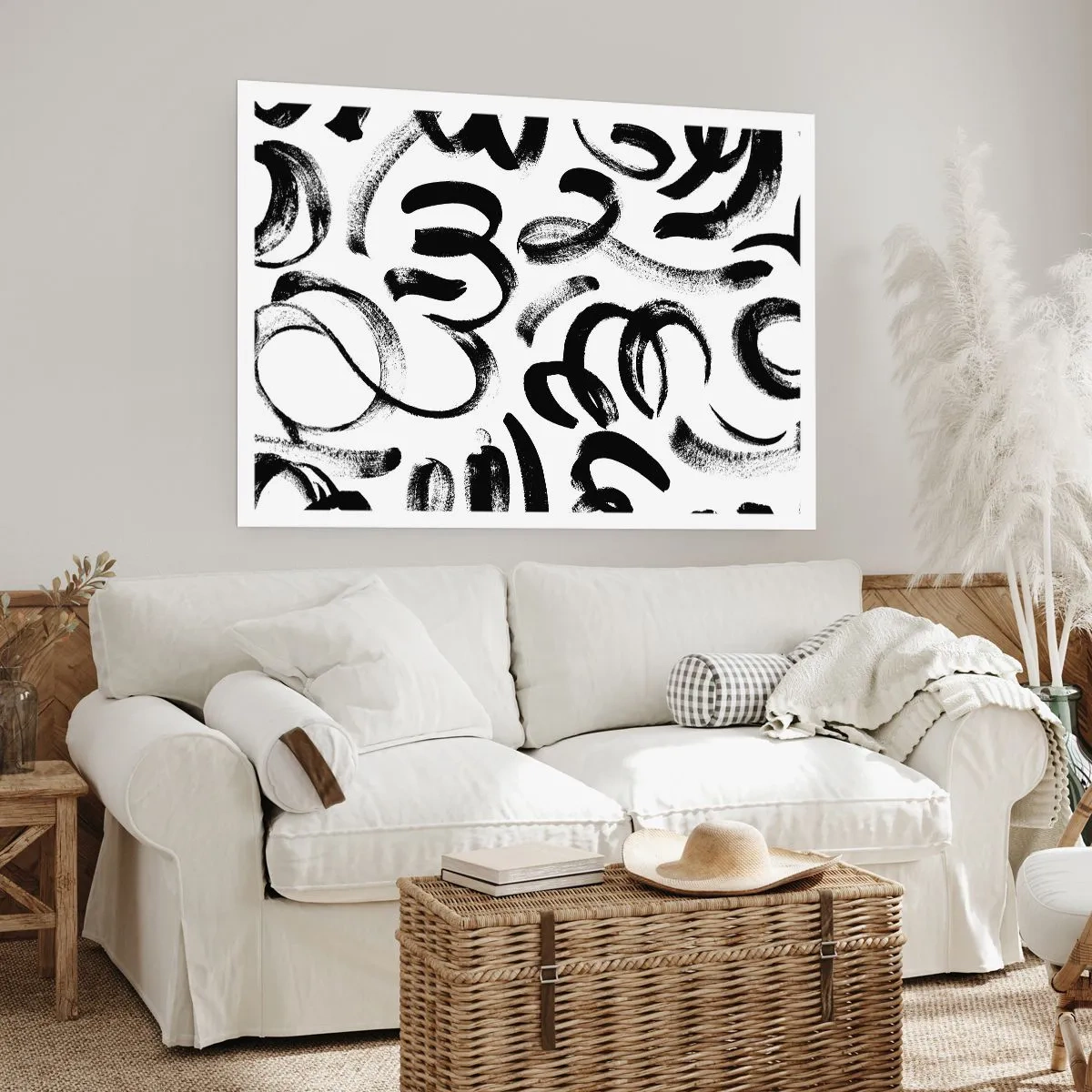 Plakat - I sort og hvidt - 100x70 cm