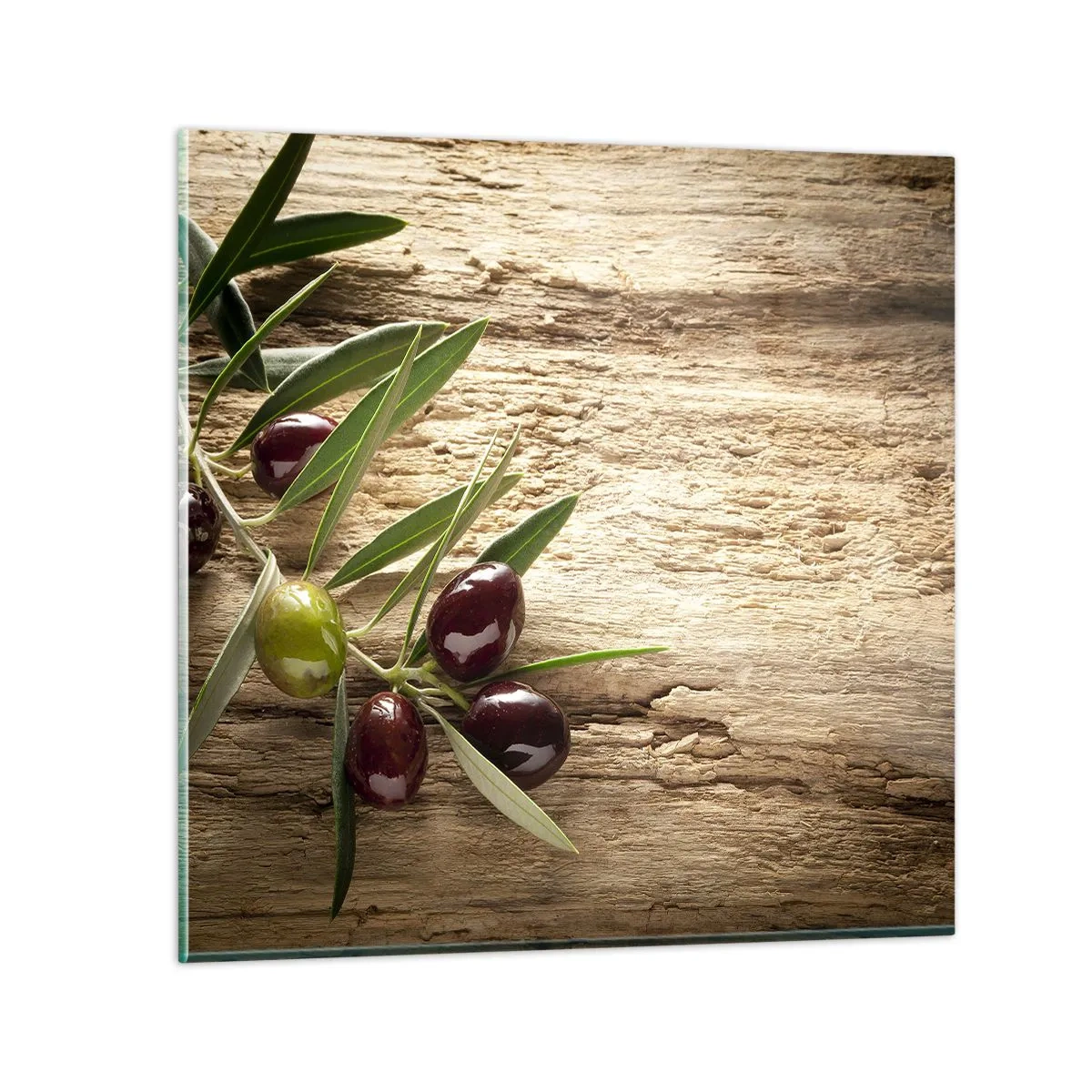 Billede på glas - Lige fra naturen - 30x30 cm