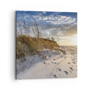 Lærredstryk - Billede på lærred - Indbydelse til en vandretur - 70x70 cm