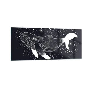 Billede på glas - I universets ocean - 100x40 cm