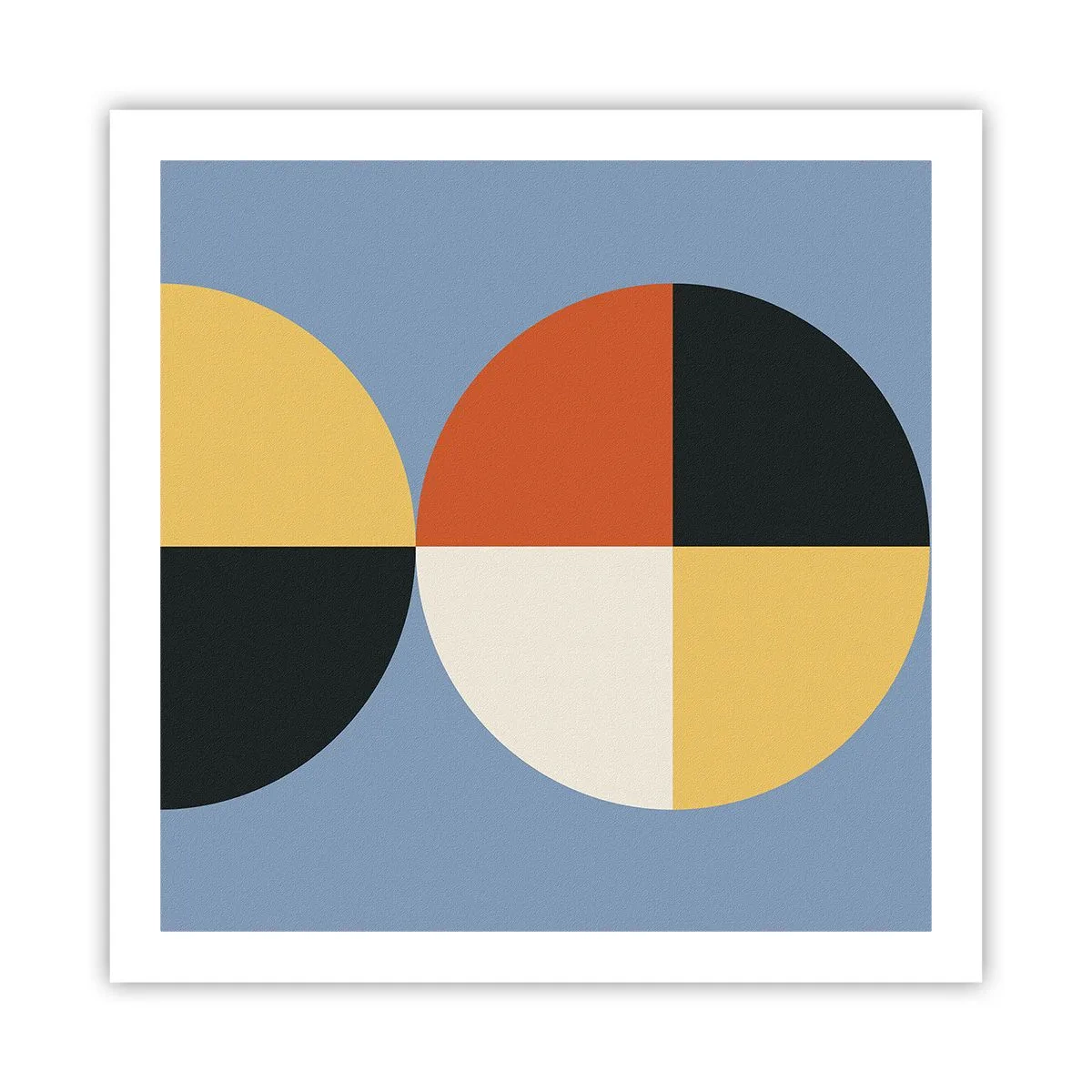 Plakat - Se og tæl - 60x60 cm