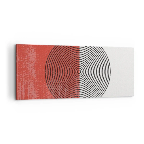 Lærredstryk - Billede på lærred - Lige til sagen - 100x40 cm