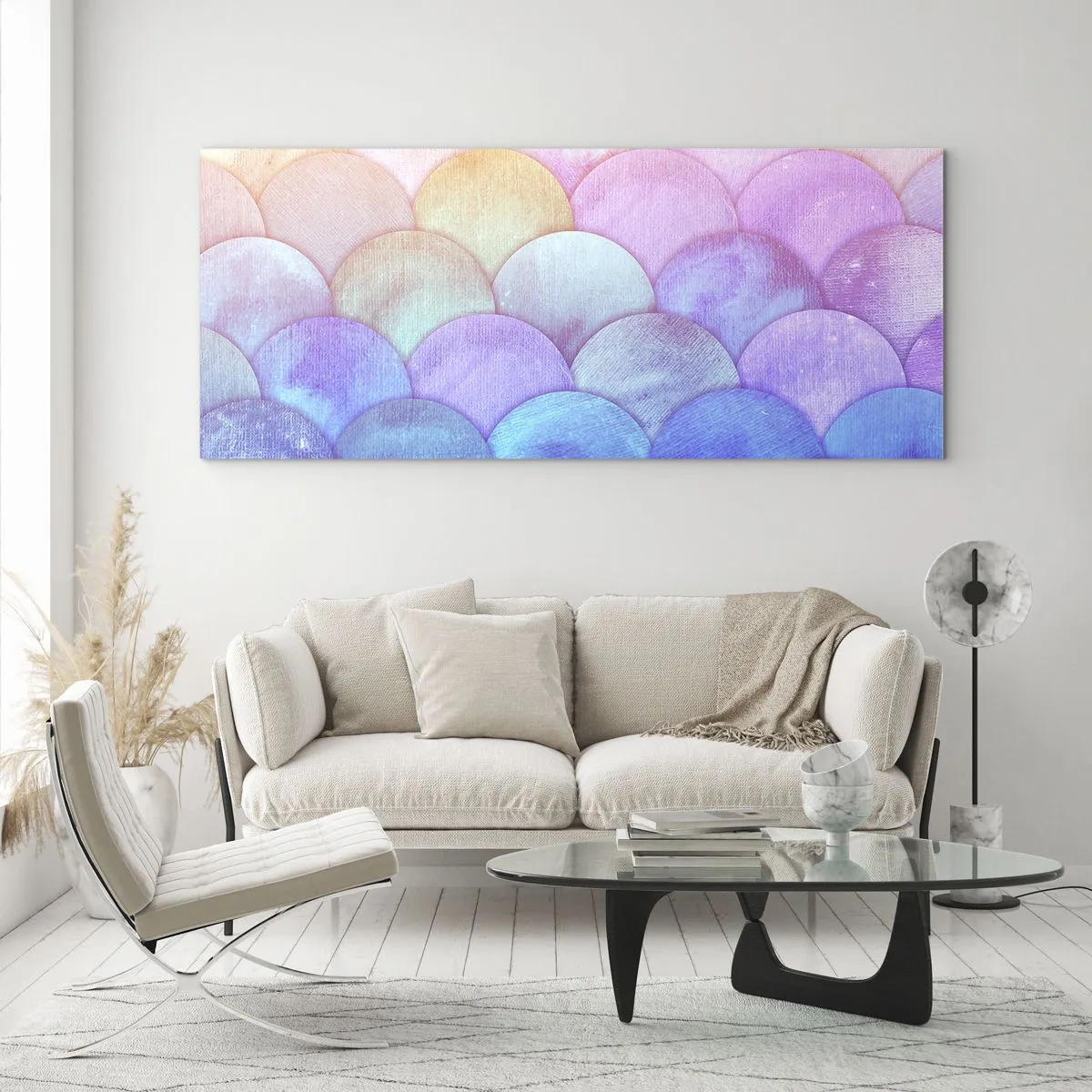 Billede på glas - Perleskaller - 100x40 cm