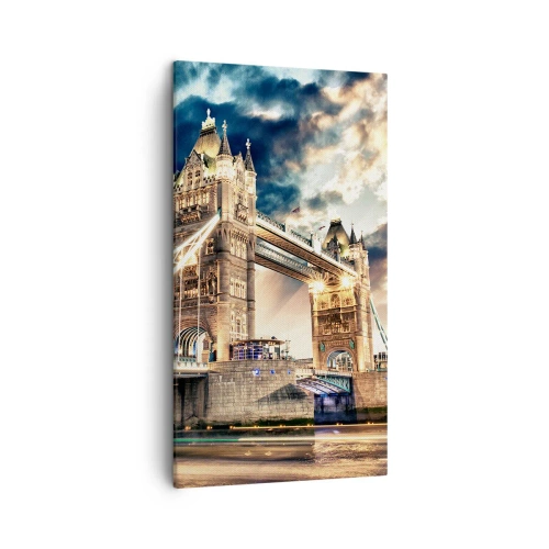 Lærredstryk - Billede på lærred - Et monument over det victorianske imperium - 45x80 cm