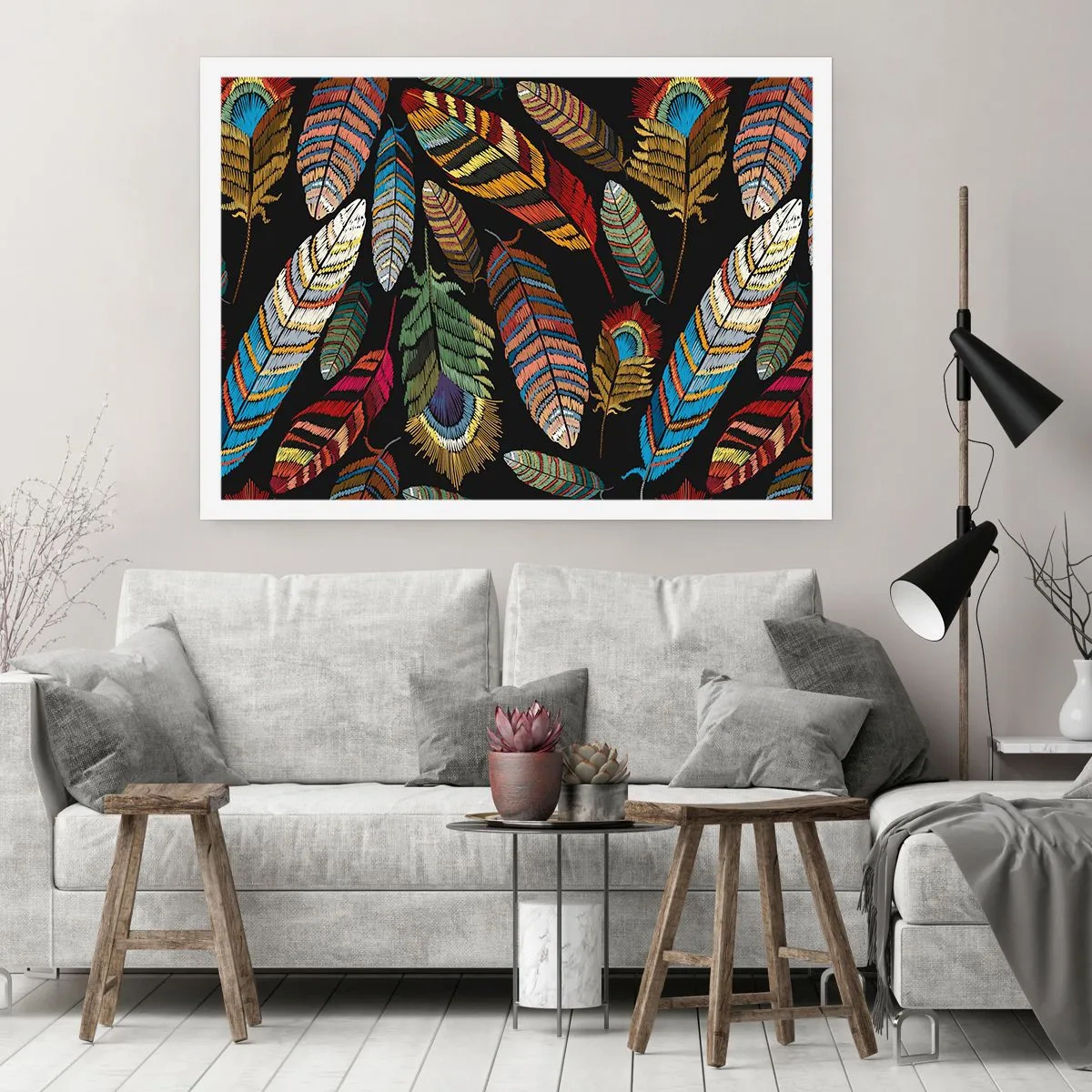 Plakat - Fuglekarneval - 100x70 cm