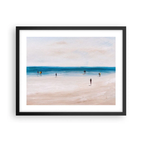 Plakat i sort ramme - Et naturligt behov - 50x40 cm