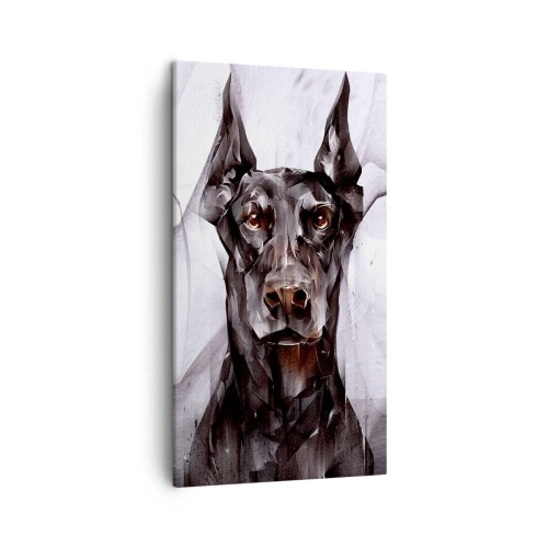 Lærredstryk - Billede på lærred - Nobelt født - 45x80 cm