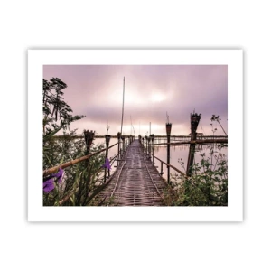 Plakat - Den stille og rolige atmosfære i Asien - 50x40 cm