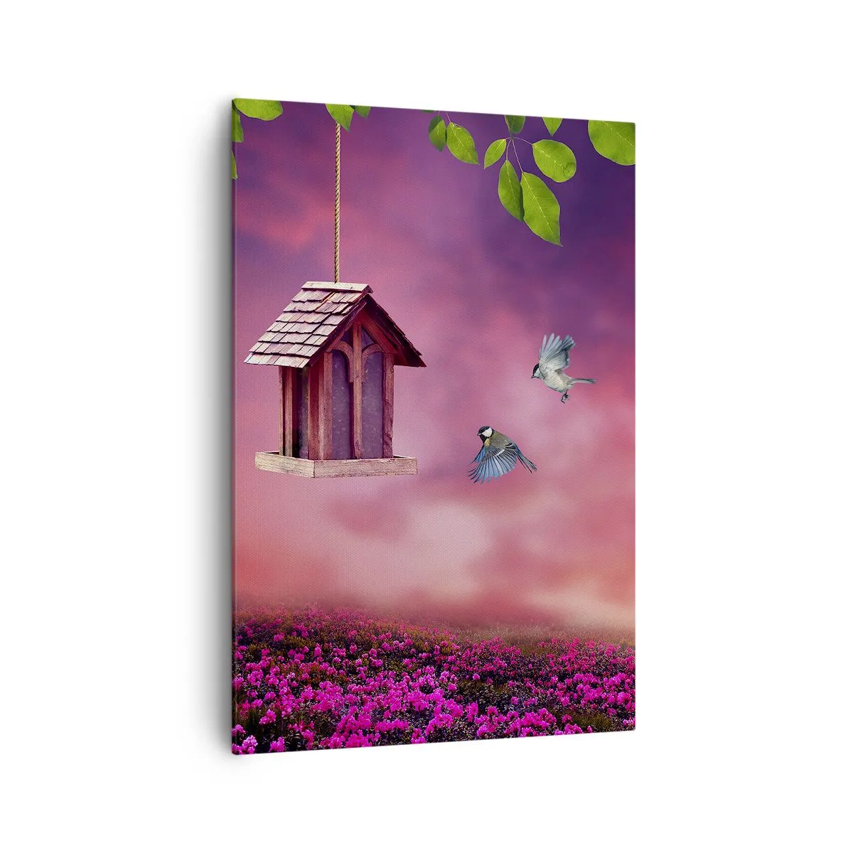 Lærredstryk - Billede på lærred - Invitation til middag - 70x100 cm
