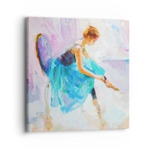 Lærredstryk - Billede på lærred - Ubeskrivelig ynde, subtil charme - 40x40 cm