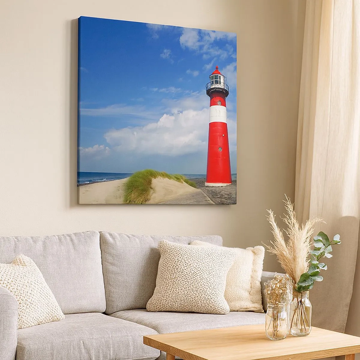 Lærredstryk - Billede på lærred - En drøm om ensomhed - 30x30 cm