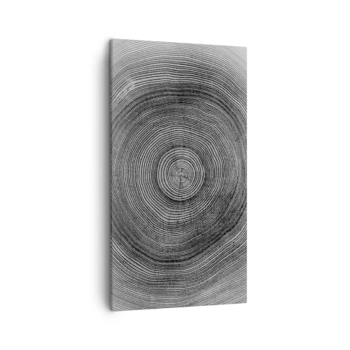 Lærredstryk - Billede på lærred - Et tegn på tiden - 45x80 cm