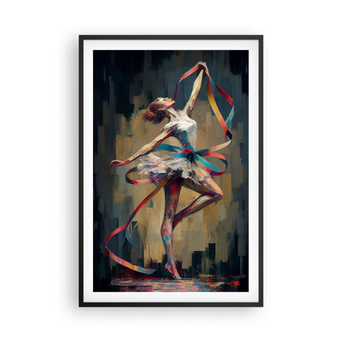 Plakat i sort ramme - Dans med et bånd - 61x91 cm