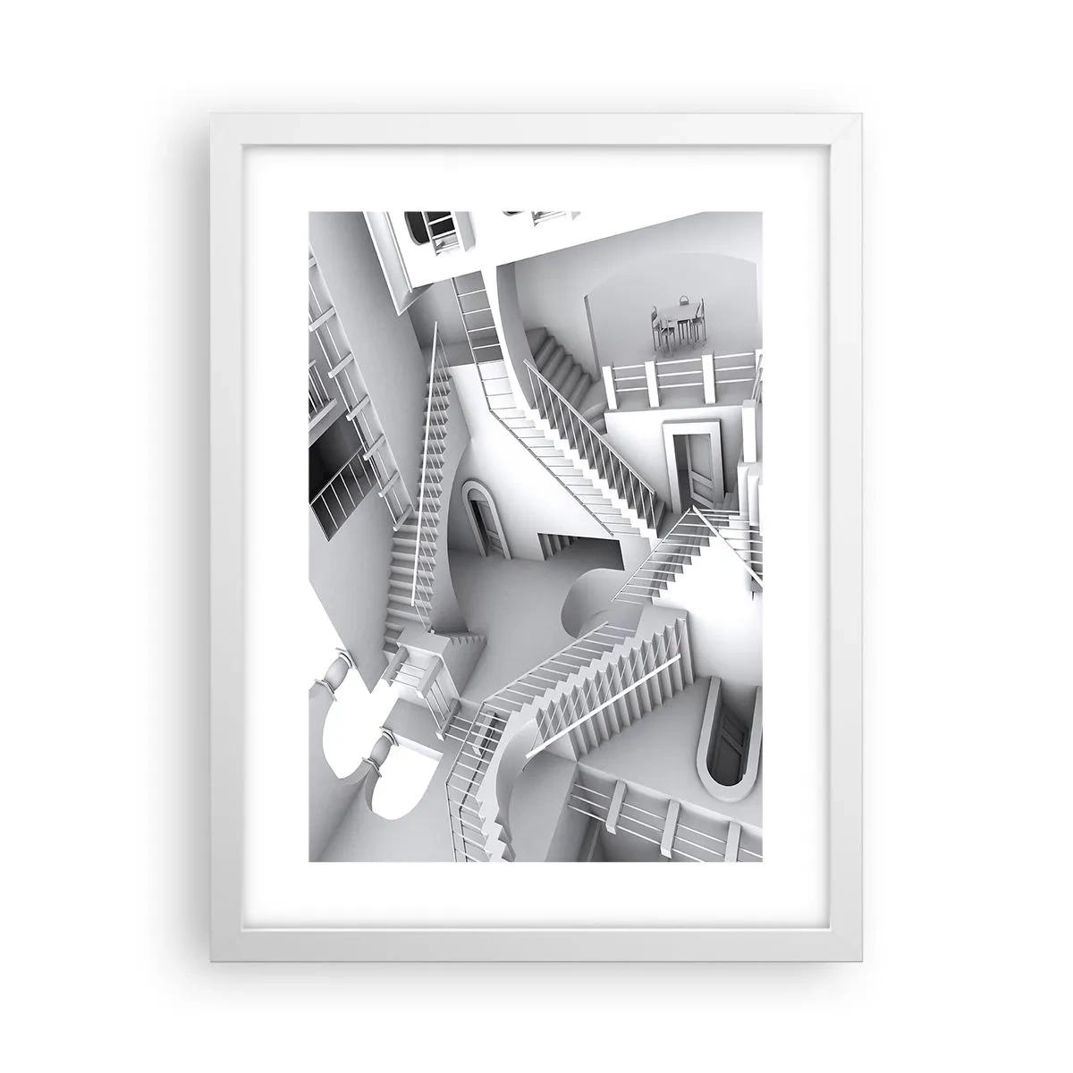 Plakat i hvid ramme - Rummets paradokser - 30x40 cm