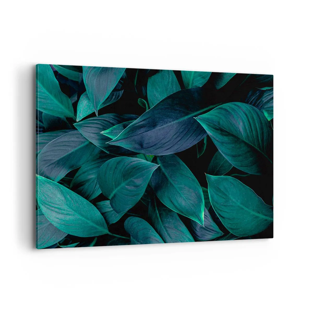 Lærredstryk - Billede på lærred - Grønt i sig selv - 120x80 cm