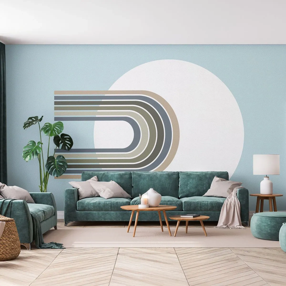 Fototapet Premium Sand - Uimodståelig tiltrækningskraft - Abstraktion, Grafik, Stykke - 100x70 cm