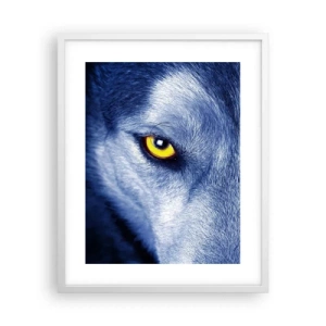 Plakat i hvid ramme - Et hypnotiserende udseende - 40x50 cm