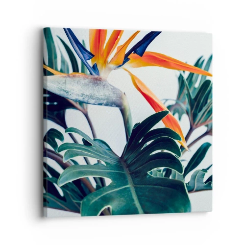 Lærredstryk - Billede på lærred - Fuglebur - 30x30 cm