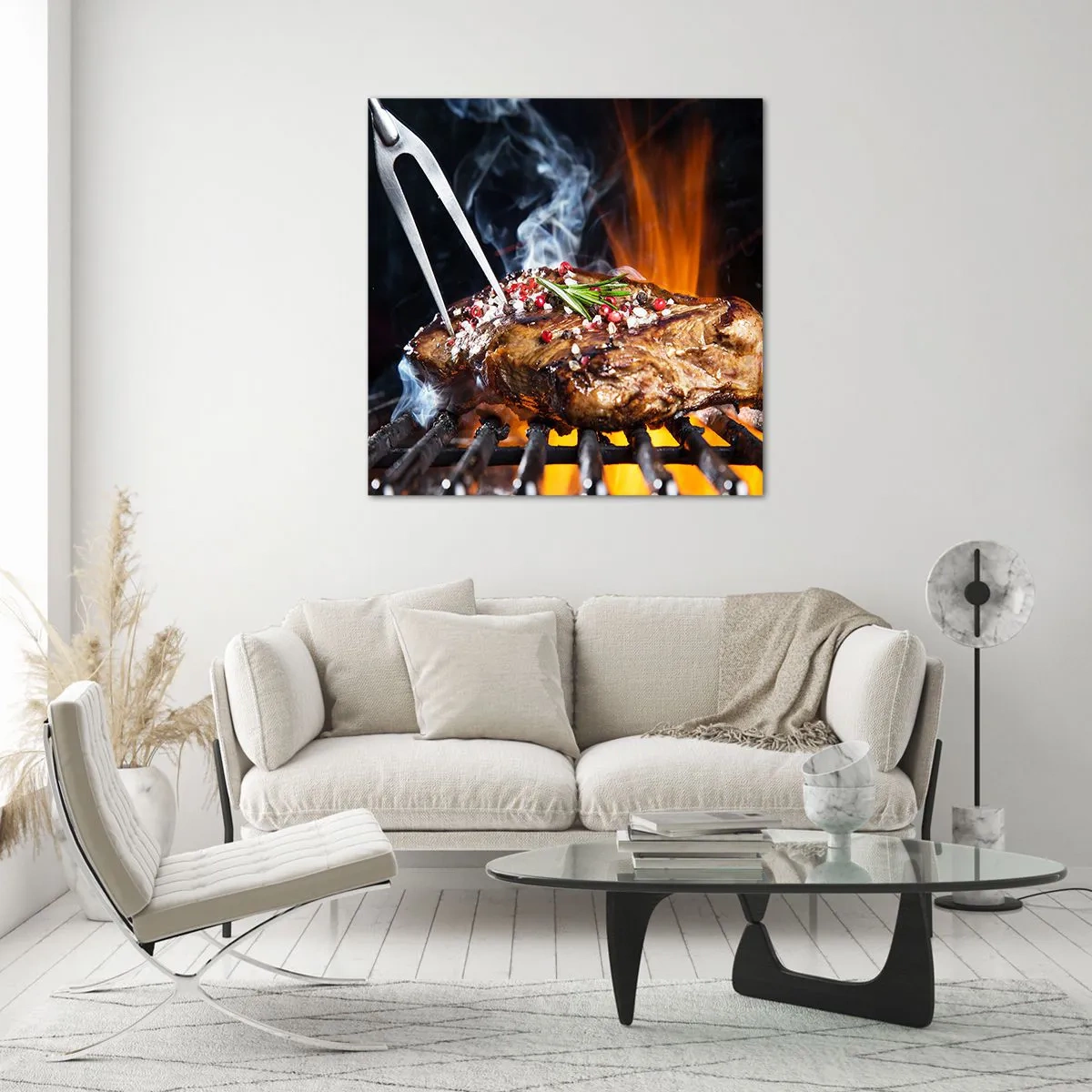 Billede på glas - Saftig og velduftende - 30x30 cm