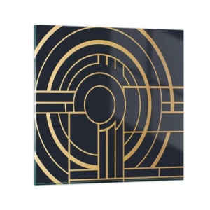 Billede på glas - At vende tingene på hovedet - 30x30 cm