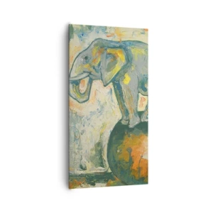 Lærredstryk - Billede på lærred - Længe leve cirkusset! - 65x120 cm