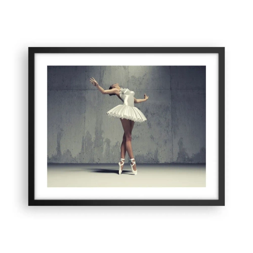 Plakat i sort ramme - Let som en fugl - 50x40 cm