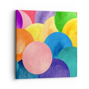 Lærredstryk - Billede på lærred - Den oprindelige fylde af liv - 30x30 cm