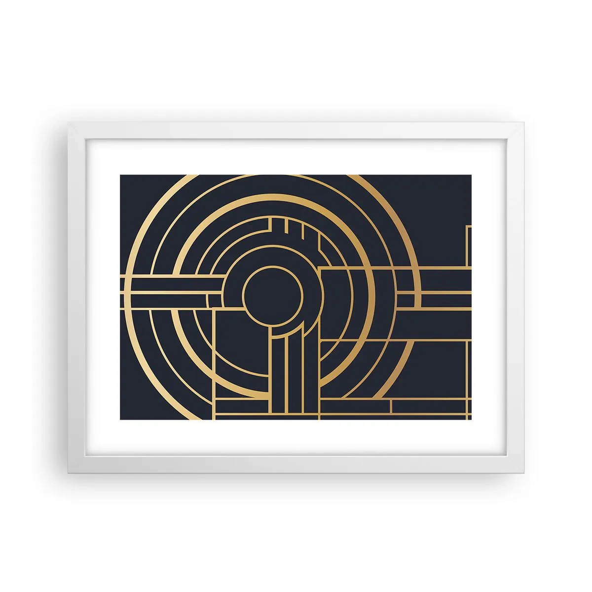 Plakat i hvid ramme - At vende tingene på hovedet - 40x30 cm