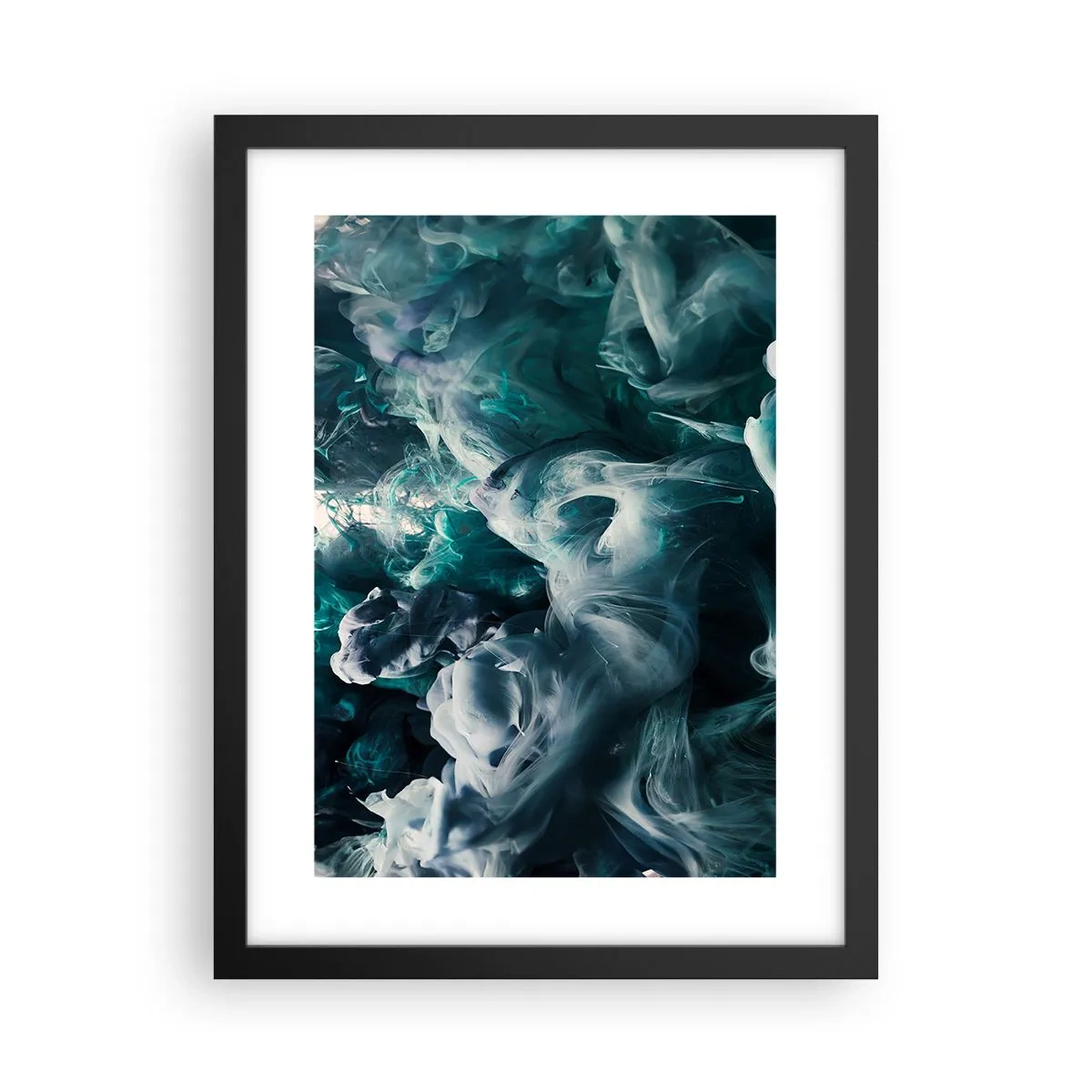 Plakat i sort ramme - Farvebevægelse - 30x40 cm