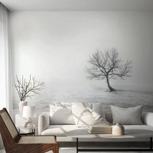 Fototapet Premium Canvas - Mod intetheden - Landskab, Træ, Natur - 300x210 cm