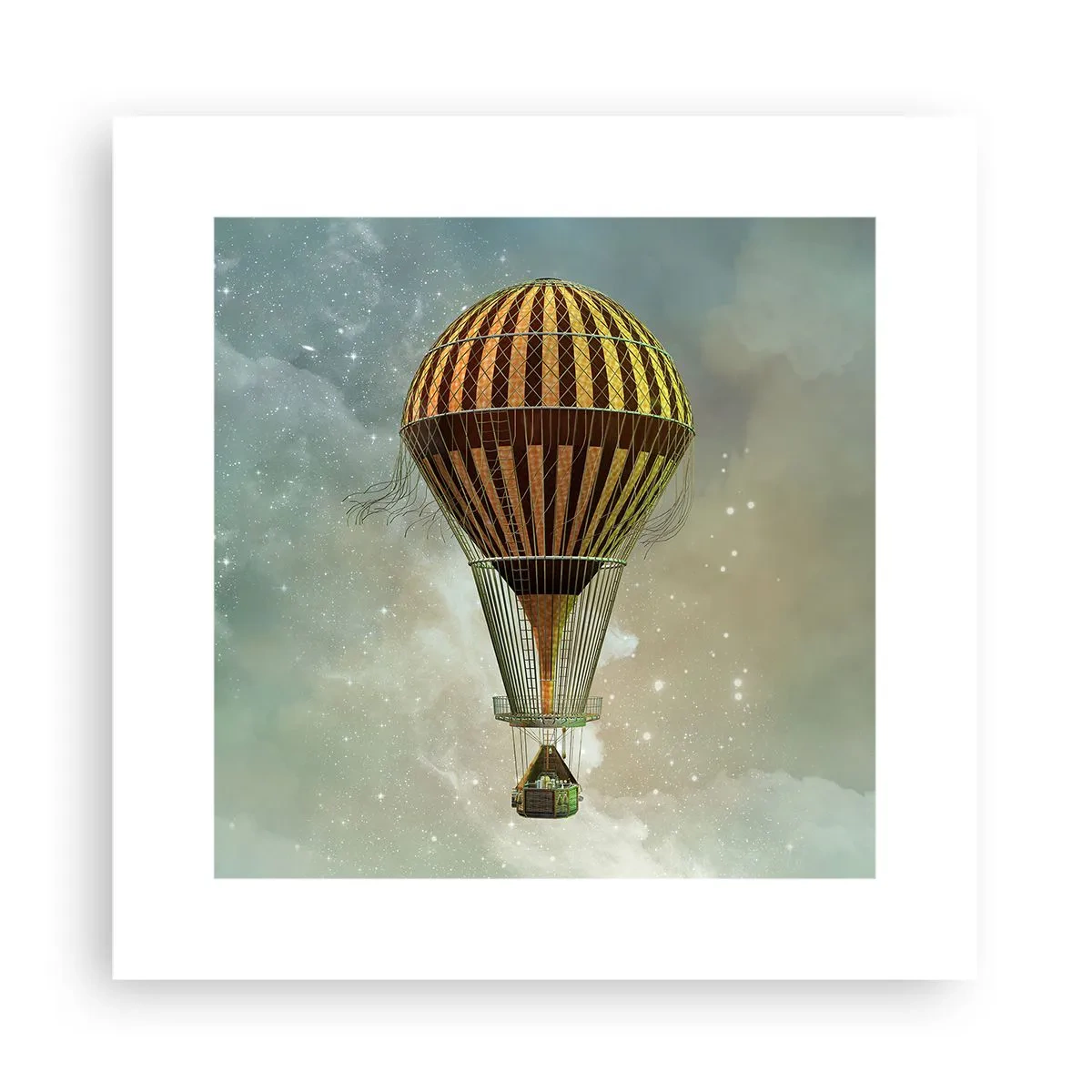 Plakat - Banebrydende flyvninger - 30x30 cm