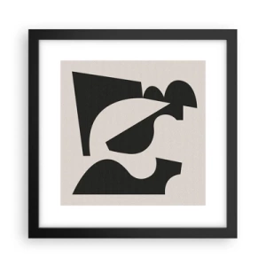 Plakat i sort ramme - Sammensæt din egen - 30x30 cm