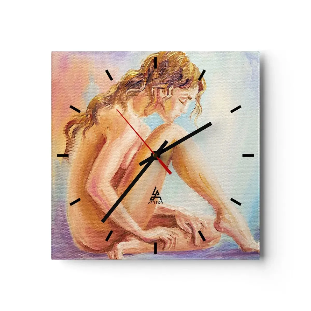 Vægur, Uret - Ungdomens handling - 30x30 cm