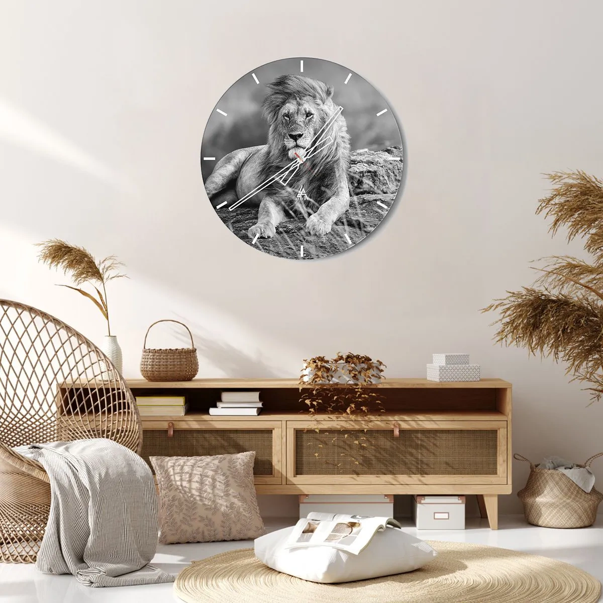 Vægur, Uret - Kongelig siesta - 30x30 cm