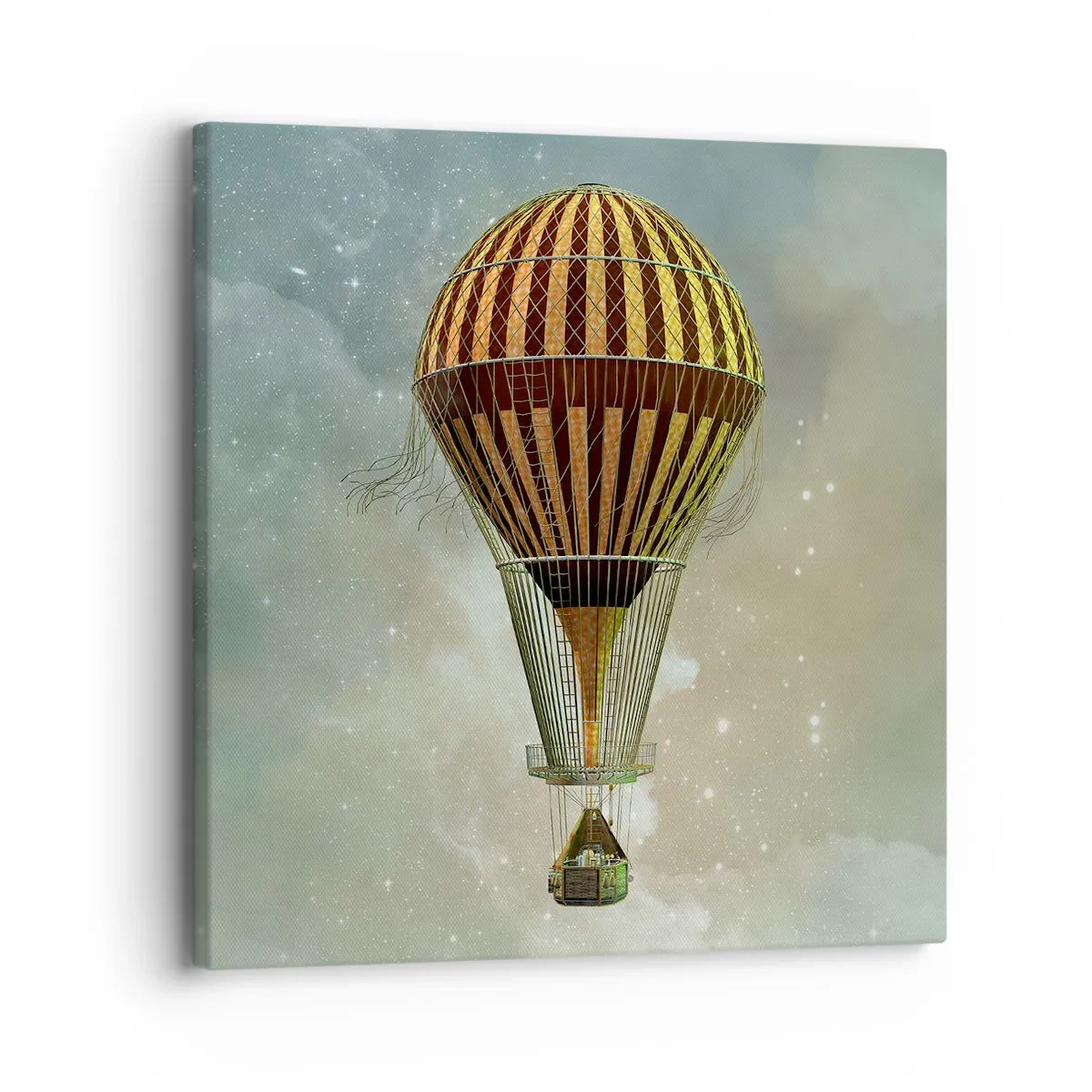 Lærredstryk - Billede på lærred - Banebrydende flyvninger - 30x30 cm