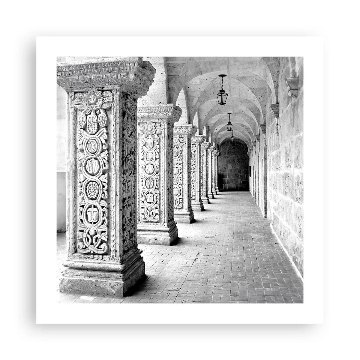 Plakat - Og hvor går det hen...? - 50x50 cm