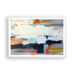 Plakat i hvid ramme - Er der en metode? - 100x70 cm