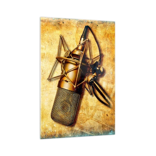 Billede på glas - Radioens gyldne år - 70x100 cm
