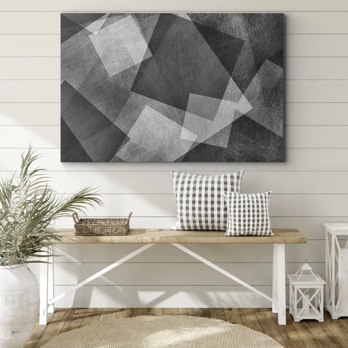 Lærredstryk - Billede på lærred - Et evigt symbol på bestandighed og orden - 70x50 cm